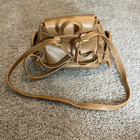 Faux Leather Mini Backpack - Picture 4 of 6